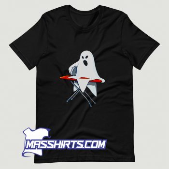 Cute Scorched Ghost Ironing T Shirt Design