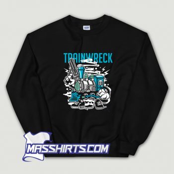 Cute Weed Strain Characters Trainwreck Sweatshirt
