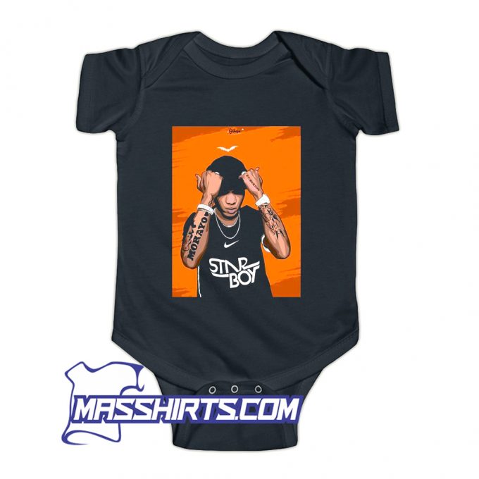 Favourite Rapper Starboy Wizkid Baby Onesie