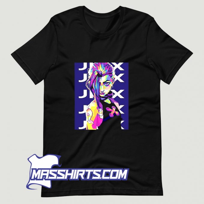 Funny Jinx Arcane Pop Art T Shirt Design