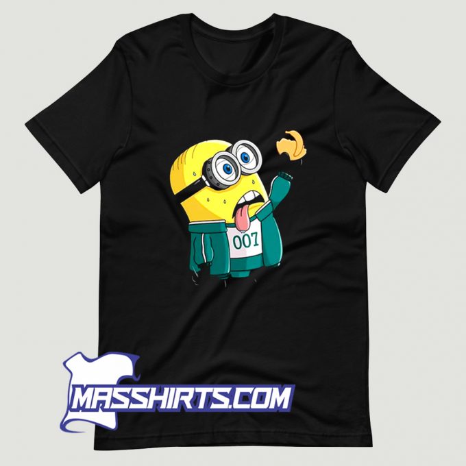 Funny Minion Squid Banana Game T Shirt Design