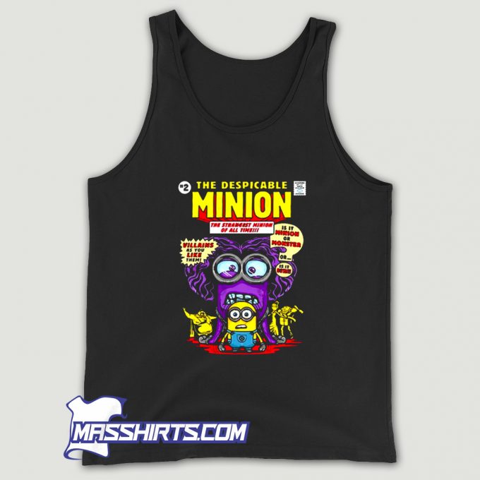 Funny Minions Pop Art Tank Top