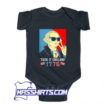 George Washington 1776 Suck It England Baby Onesie