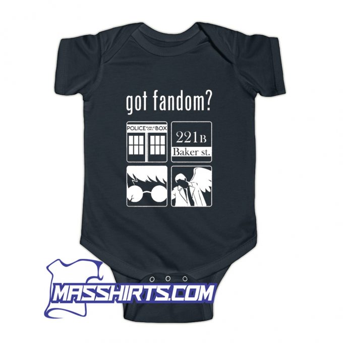 Harry Potter And Supernatural Got Fandom Baby Onesie