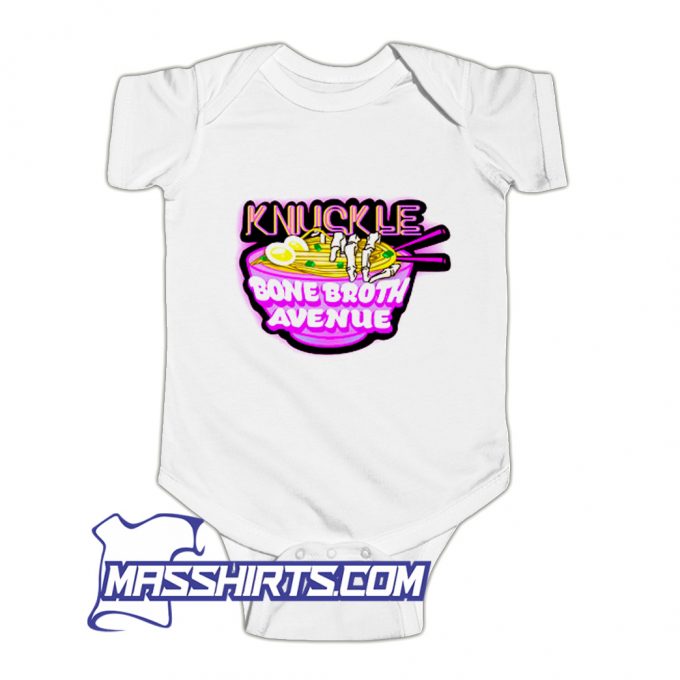 Knuckle Bone Broth Avenue Baby Onesie On Sale