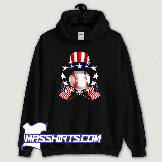 New American Baseball Uncle Sam Hat Hoodie Streetwear