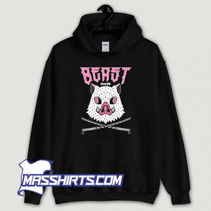 New Demon Slayer Beast Mode Hoodie Streetwear