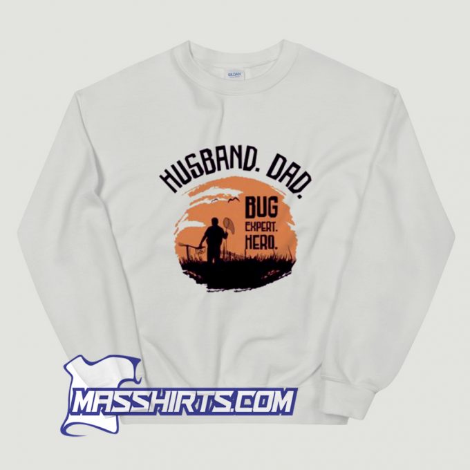 New Husband Dead Bug Expert Hero Sweatshirt