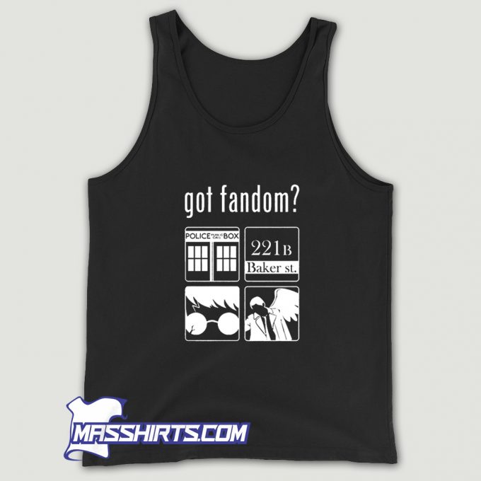 Vintage Harry Potter And Supernatural Got Fandom Tank Top