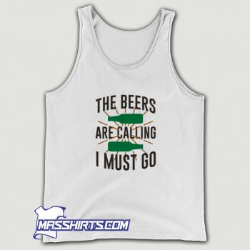 Vintage The Beers Are Calling I Must Go Tank Top