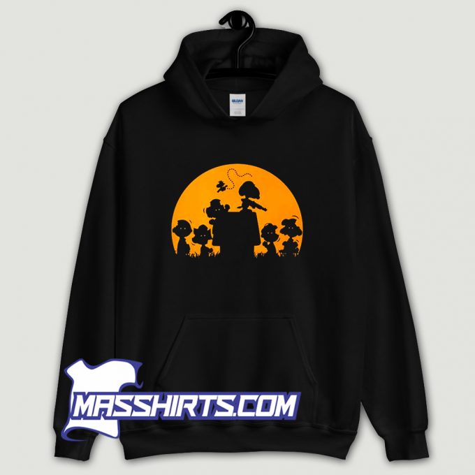 Vintage Zombie Charlie Brown Halloween Hoodie Streetwear