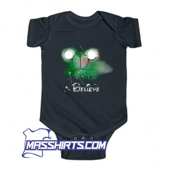 Always Believe Harry Potter And Mickey Mouse Baby Onesie