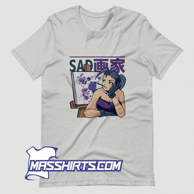 Anime Painter T Shirt Design On Sale