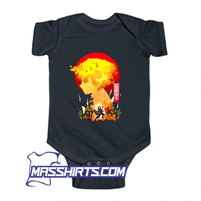 Anime Yellow Hair Baby Onesie