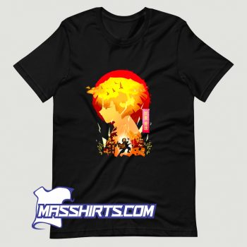 Awesome Anime Yellow Hair T Shirt Design