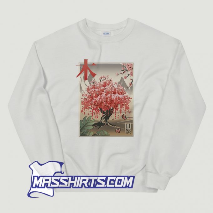 Awesome Japanese Sakura Tree Sweatshirt