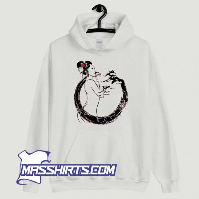 Bonsai Circle With Geisha Hoodie Streetwear On Sale