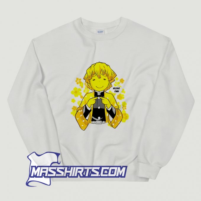 Cheap Kawaii Zenitsu Demon Slayer Sweatshirt