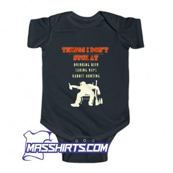 Cheap Rabbit Hunting Baby Onesie