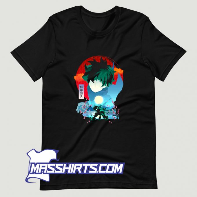 Cool Deku Hero My Hero T Shirt Design