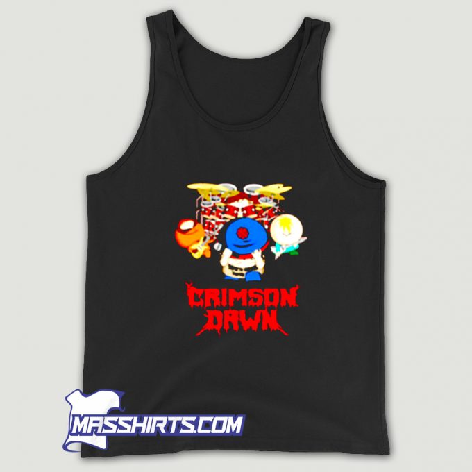 Cute Crimson Dawn South Tank Top