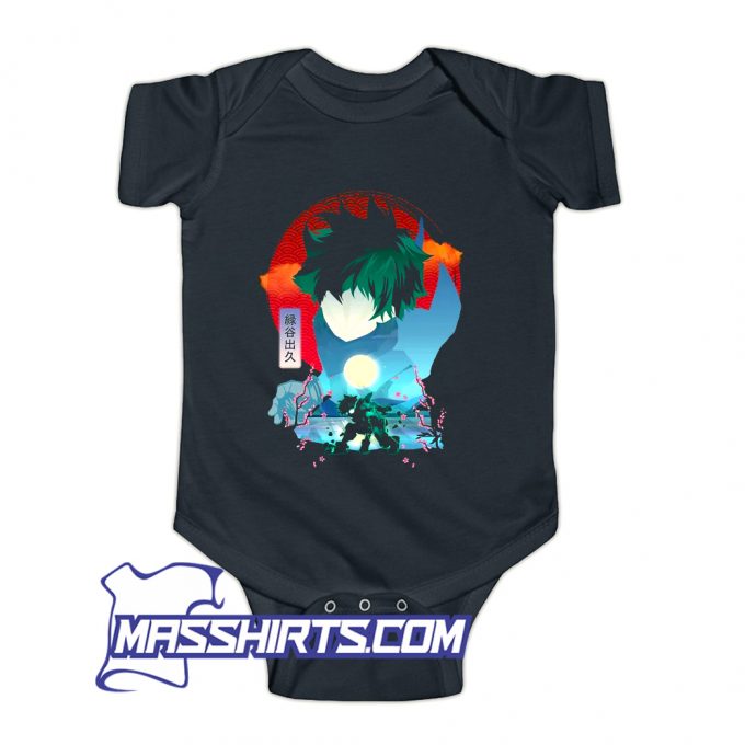 Deku Hero My Hero Baby Onesie