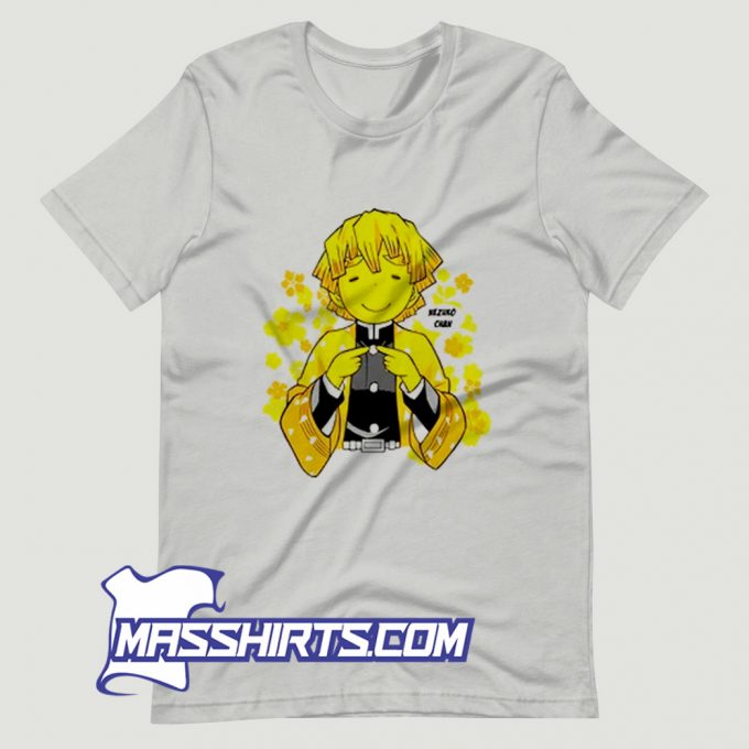 Funny Kawaii Zenitsu Demon Slayer T Shirt Design