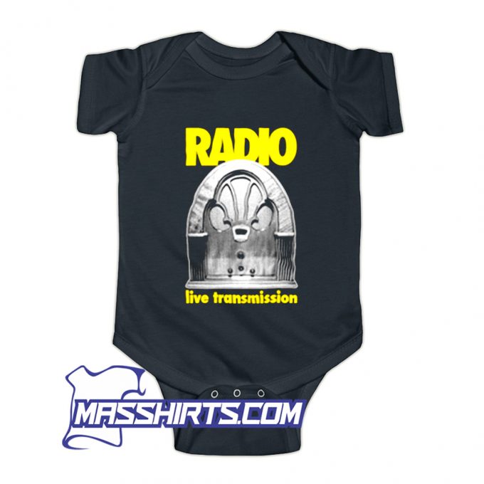 Joy Division Radio Live Transmission Baby Onesie