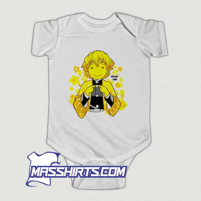 Kawaii Zenitsu Demon Slayer Baby Onesie