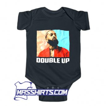 Classic Nipsey Hussle Double Up Baby Onesie