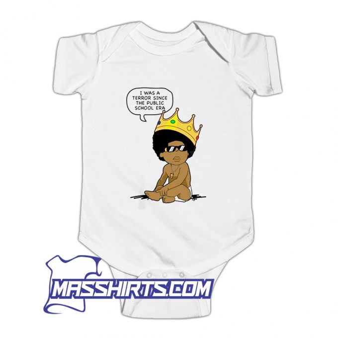 Notorious Biggie Smalls Been A Terror Baby Onesie