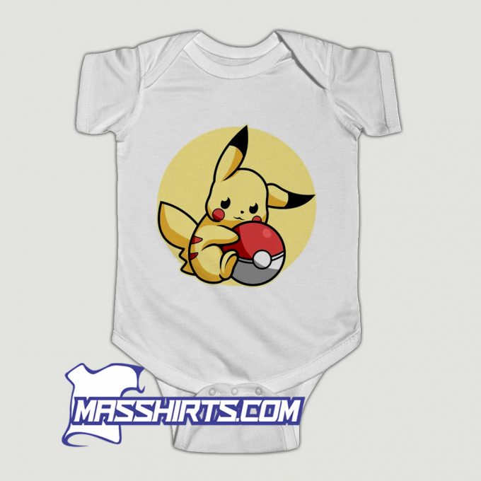 Pikkachu and Ball Baby Onesie