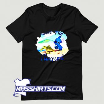 Save The Turtles Stitch T Shirt Design On Sale