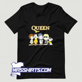 Snoopy Joe Cool With The Queen Band T Shirt Design