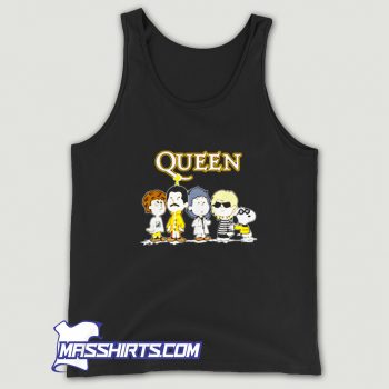 Snoopy Joe Cool With The Queen Band Tank Top