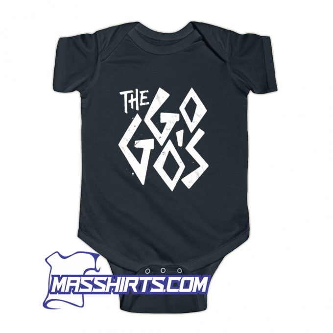 The Go Gos Band Logo Baby Onesie
