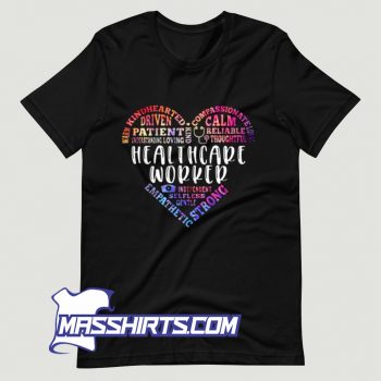 Vintage Healthcare Worker Empathetic Strong Heart T Shirt Design