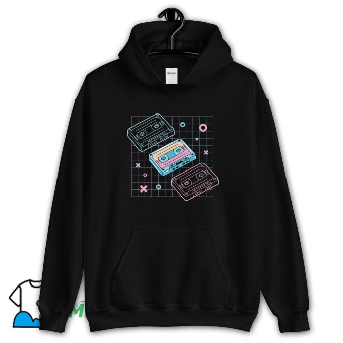 Awesome Cassettes Vaporwave Hoodie Streetwear