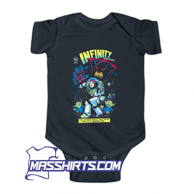 Buzz And Zurg Badge Poster Comic Baby Onesie