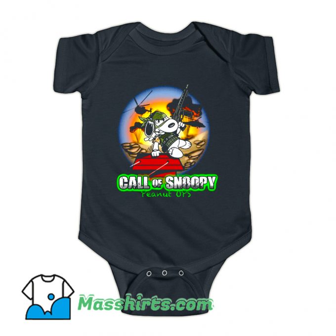 Call Of Snoopy Peanut OPS2 Baby Onesie