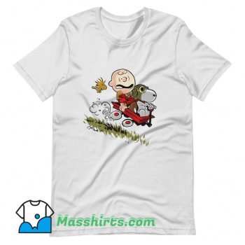Charlie and Snoopy T Shirt Design On Sale