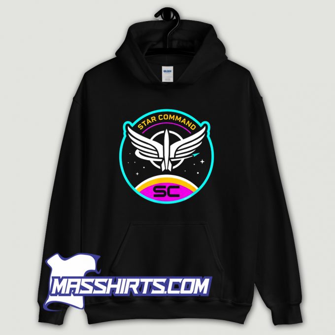 Cheap Star Command Badge Hoodie Streetwear