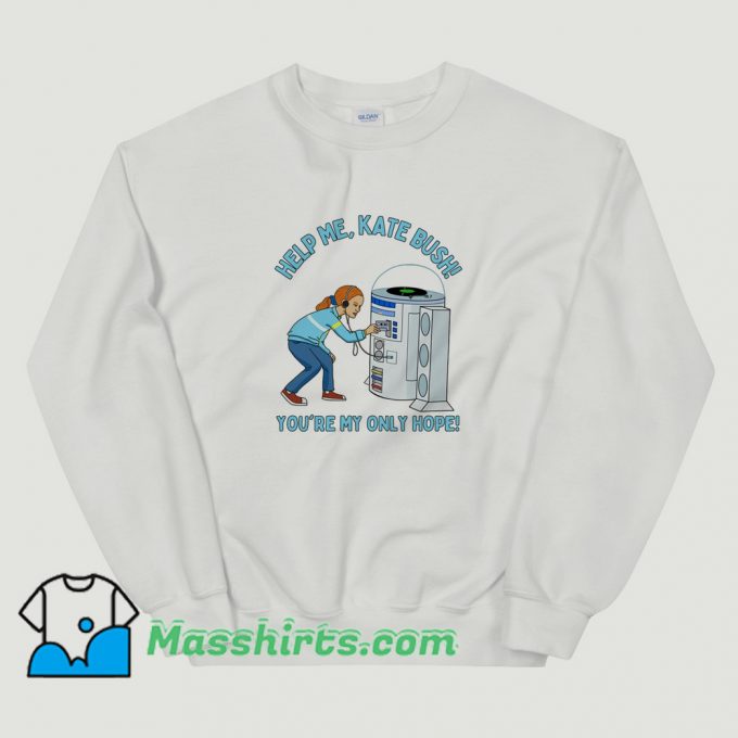 Classic Help Me Kate Bush Sweatshirt