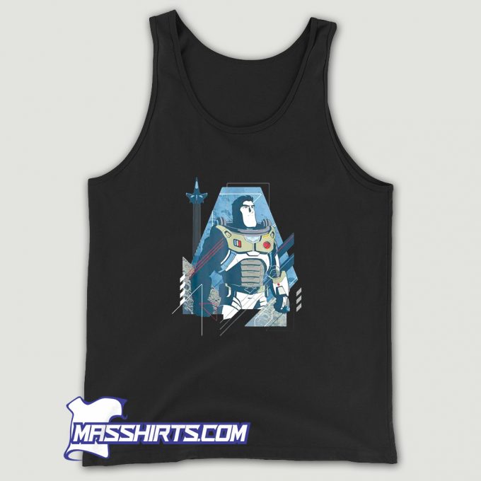 Classic Space Ranger and Spaceship Tank Top