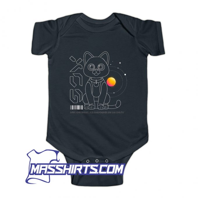 Companion Robot Cat Vintage Baby Onesie