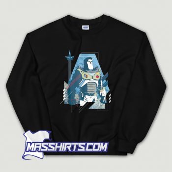 Cool Space Ranger and Spaceship Sweatshirt