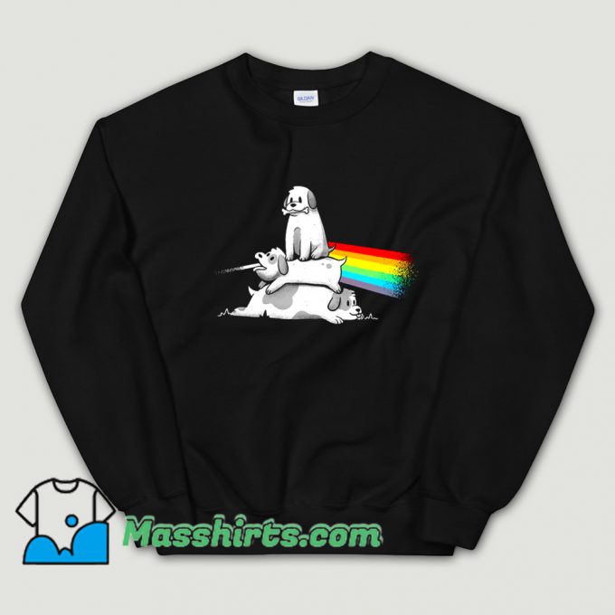 Cute Bark Side Of The Moon Sweatshirt