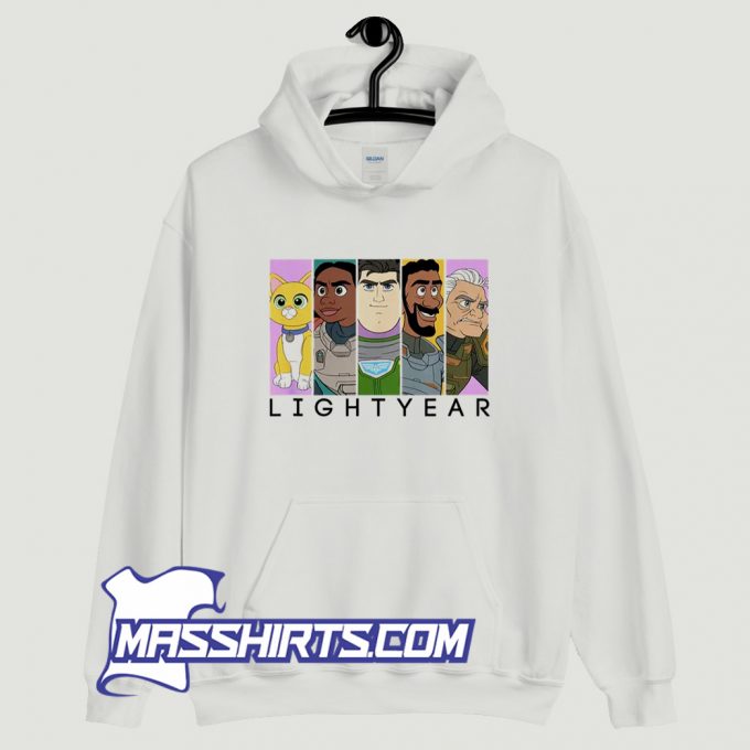 Cute Group Panels Front Back Hoodie Streetwear