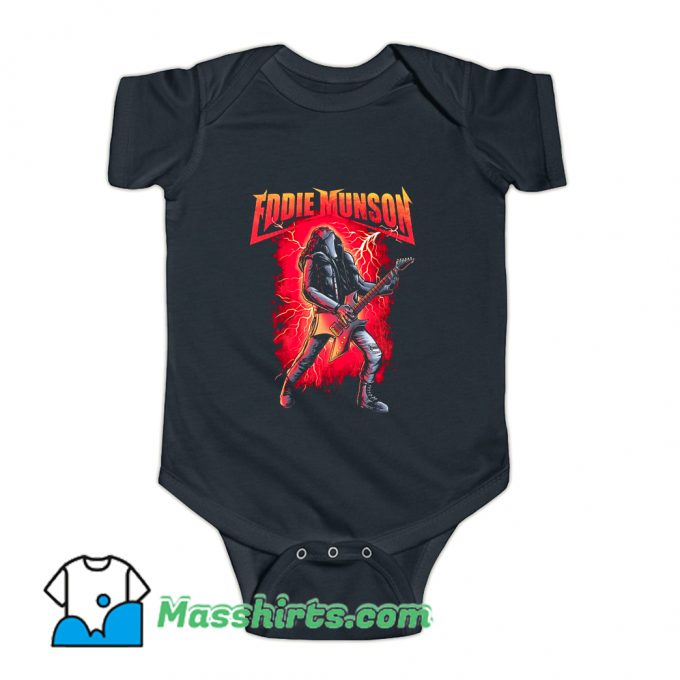 Eddie Munson Metal Baby Onesie