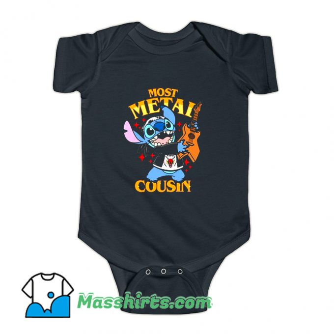 Funny Most Metal Cousin Baby Onesie